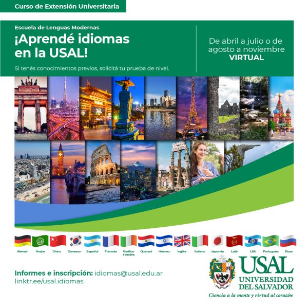 Cursos de Idioma (RR. Nº505/21) (Virtual) 2º Cuatrimestre 2022