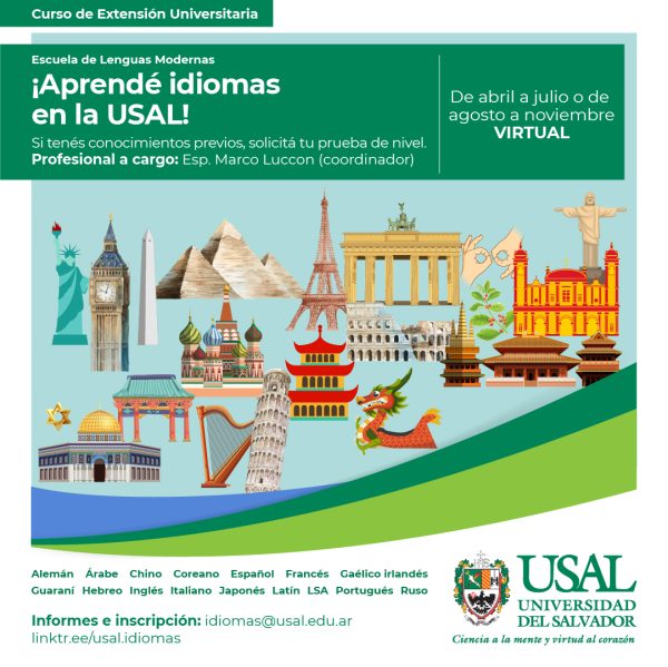 Cursos de Idioma (RR. Nº642/22) (Virtual) 1º Cuatrimestre 2023