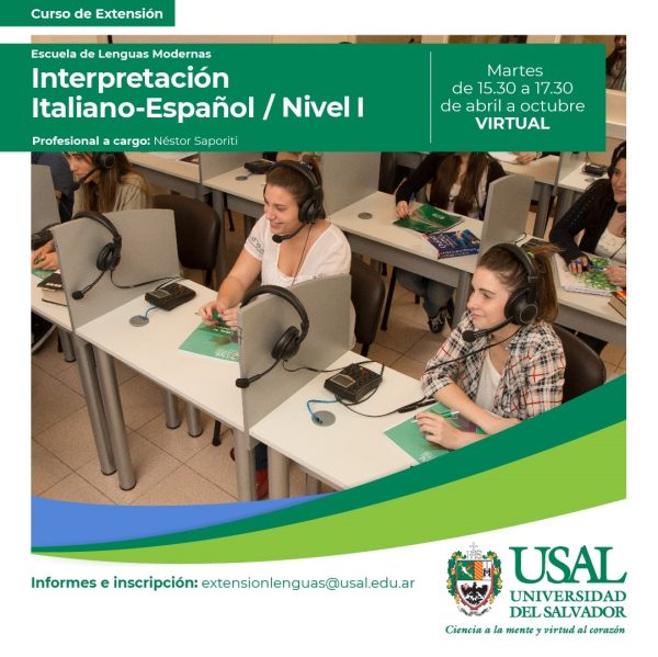 Curso de Extensión: Interpretación Italiano Español NIVEL 1 2023 (R.R.No.660/22) test